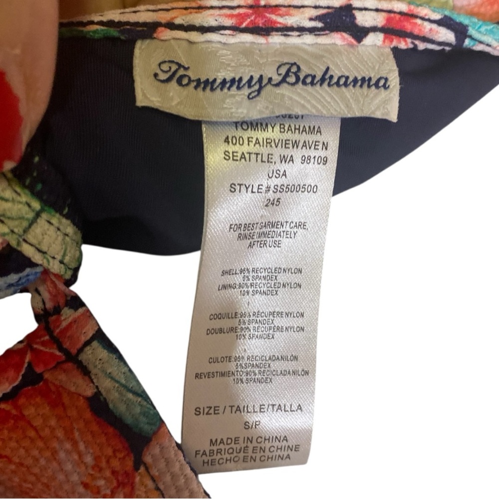 Tommy Bahama Island Cays Flora Romper in Mare Navy - Picture 7 of 9